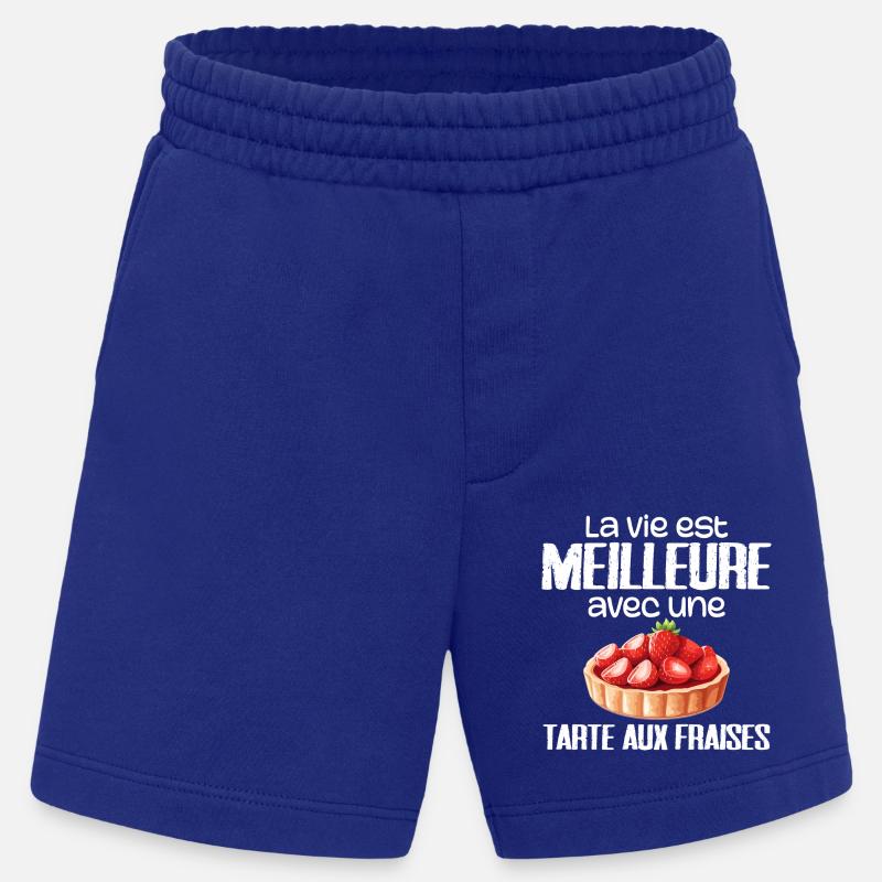 Erdbeerkuchen - Heavyweight Shorts - made by SPREAD  - Iconic Blue