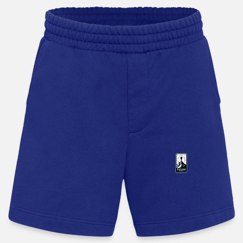 Explore more - Wanderer - Heavyweight Shorts - made by SPREAD  - Iconic Blue