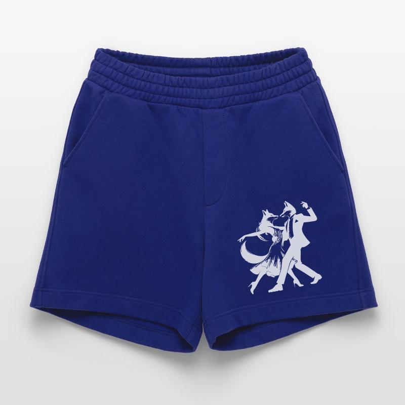 Cool foxtrot design: Two dancing foxes! Heavyweight Shorts - made by SPREAD 