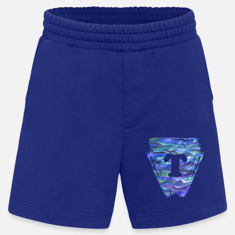 Triangle E 103 T - Heavyweight Shorts - made by SPREAD  - Iconic Blue