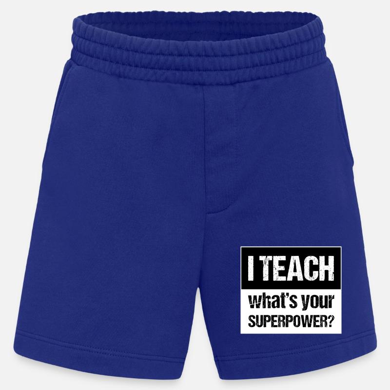 Et enseigner - Short bio épais fabriqué en UE - Iconic Blue