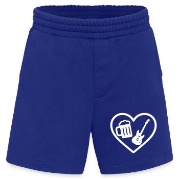 Heart Rock Bier - Heavyweight Shorts - made by SPREAD  - Iconic Blue - Vorne