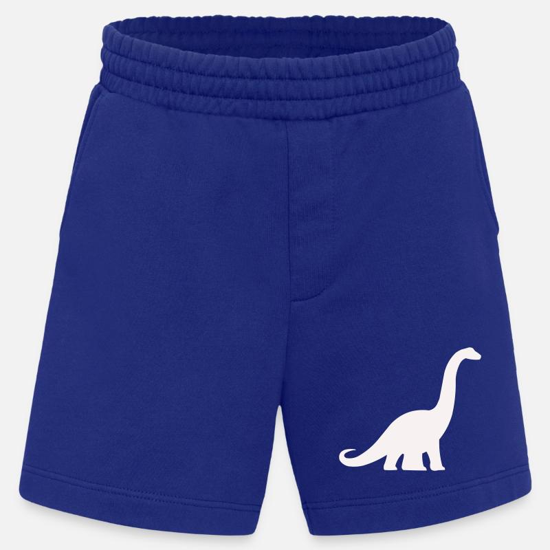 Langhals Dino Silhouette - Heavyweight Shorts - made by SPREAD  - Iconic Blue