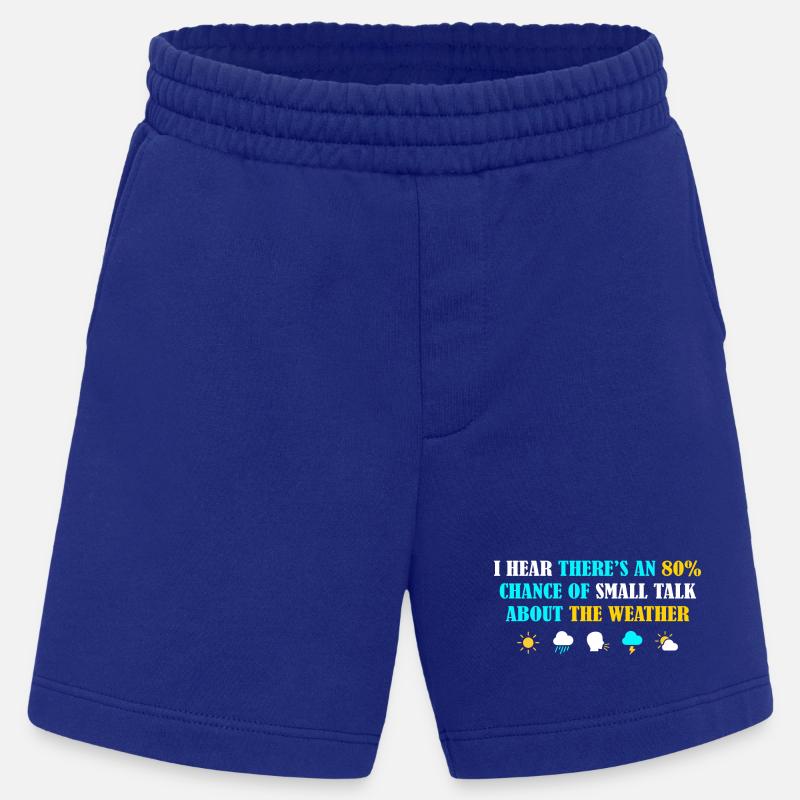 Introvertierte introvertierte Grafik - Heavyweight Shorts - made by SPREAD  - Iconic Blue