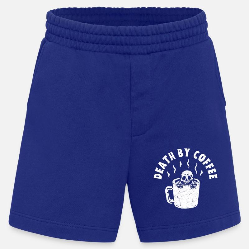Tod durch Kaffee - Heavyweight Shorts - made by SPREAD  - Iconic Blue