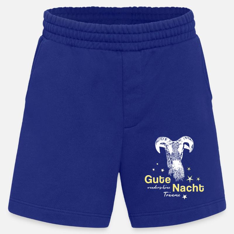 Schaf Schafbock gute Nacht - Heavyweight Shorts - made by SPREAD - Iconic Blue