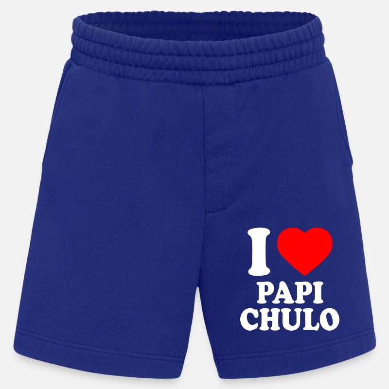 I love papi chulo - Short bio épais fabriqué en UE - Iconic Blue