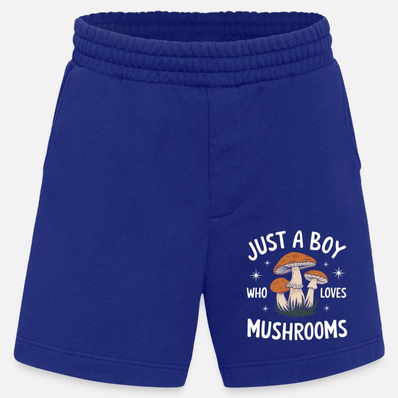 Champignons Champignons Champignon Champignon - Short bio épais fabriqué en UE - Iconic Blue