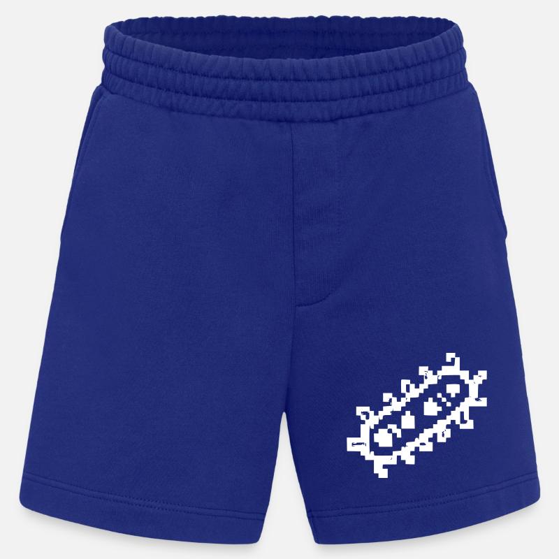 Bacteria Rods Pixel Germ - Heavyweight Shorts - made by SPREAD  - Iconic Blue