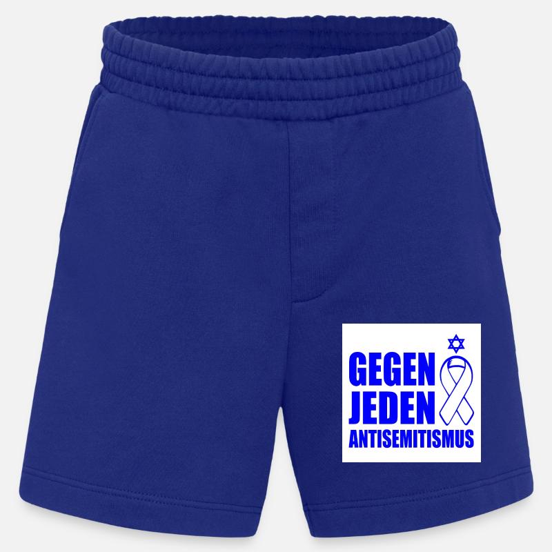 Gegen jeden antisemitismus - Heavyweight Shorts - made by SPREAD  - Iconic Blue