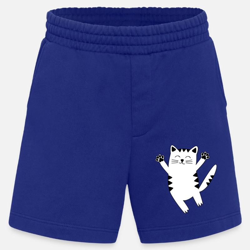 chat - Short bio épais fabriqué en UE - Iconic Blue