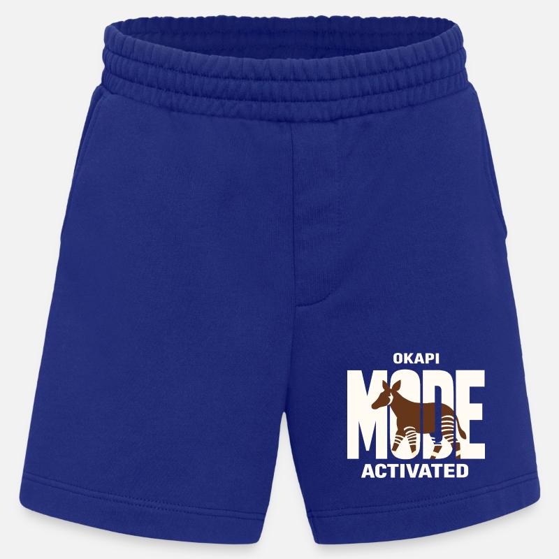 Okapi-liebhaber Okapi-tier Seltene Tierweltliebe - Heavyweight Shorts - made by SPREAD  - Iconic Blue