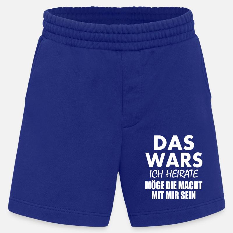 Das wars ich heirate - Heavyweight Shorts - made by SPREAD  - Iconic Blue