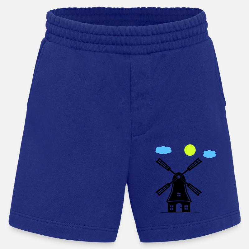 windmühle - Heavyweight Shorts - made by SPREAD  - Iconic Blue