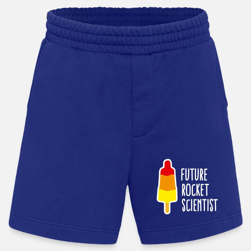 Future rocket scientist popsicle rocket graduation - Heavyweight Shorts - made by SPREAD  - Iconic Blue