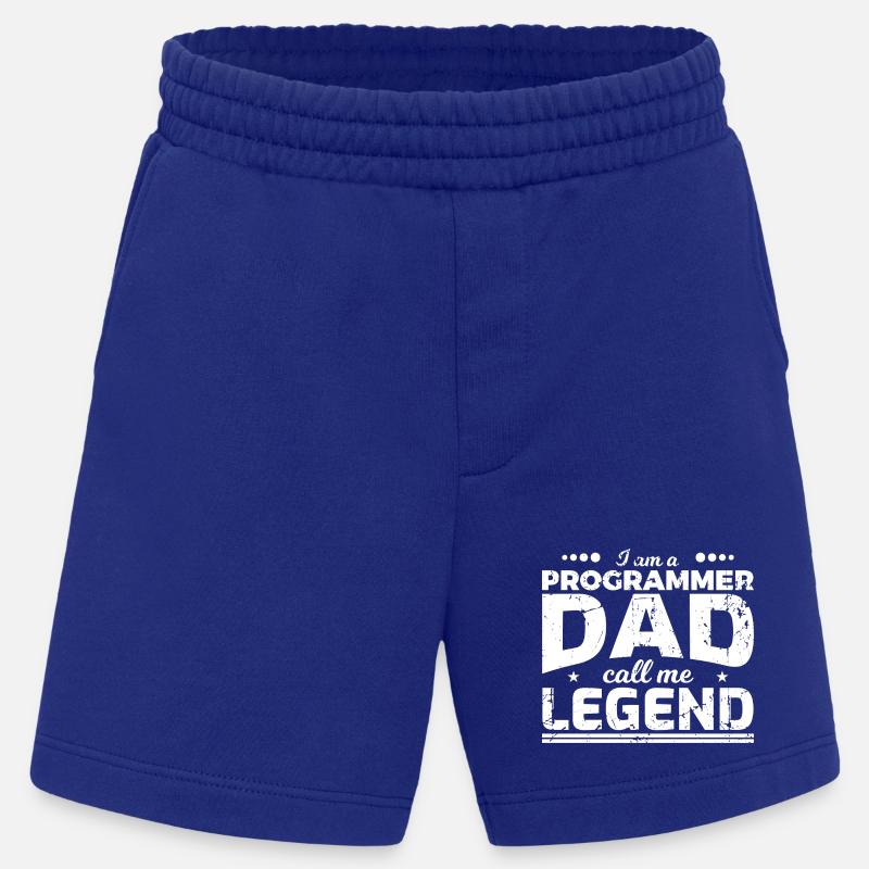 Coder Dad - Heavyweight Shorts - made by SPREAD  - Iconic Blue