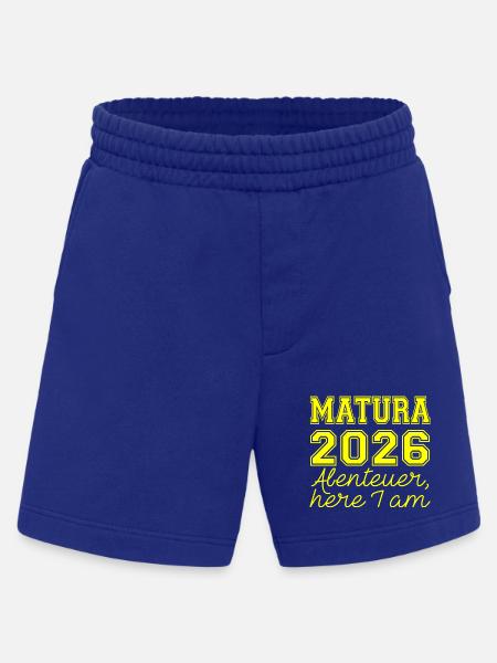 Matura 2026 Spruch - Heavyweight Shorts - made by SPREAD - Iconic Blue