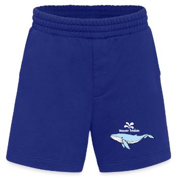 Wal und Wasser - Heavyweight Shorts - made by SPREAD  - Iconic Blue - Vorne