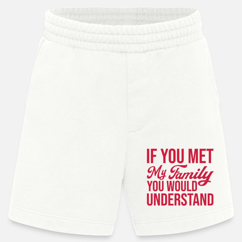 you would understand Zitat - Heavyweight Shorts - made by SPREAD - OFF WHITE