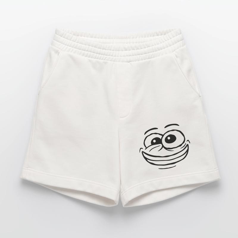 Design crazy comic face Heavyweight Shorts - made by SPREAD 