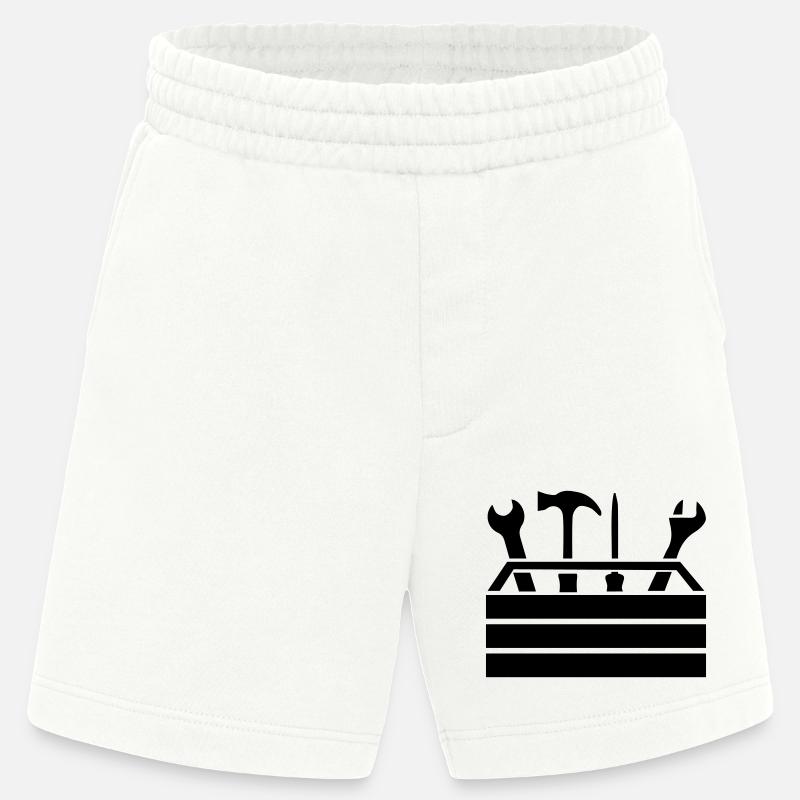 Tools Workshop Toolbox 1 - Heavyweight Shorts - made by SPREAD  - OFF WHITE