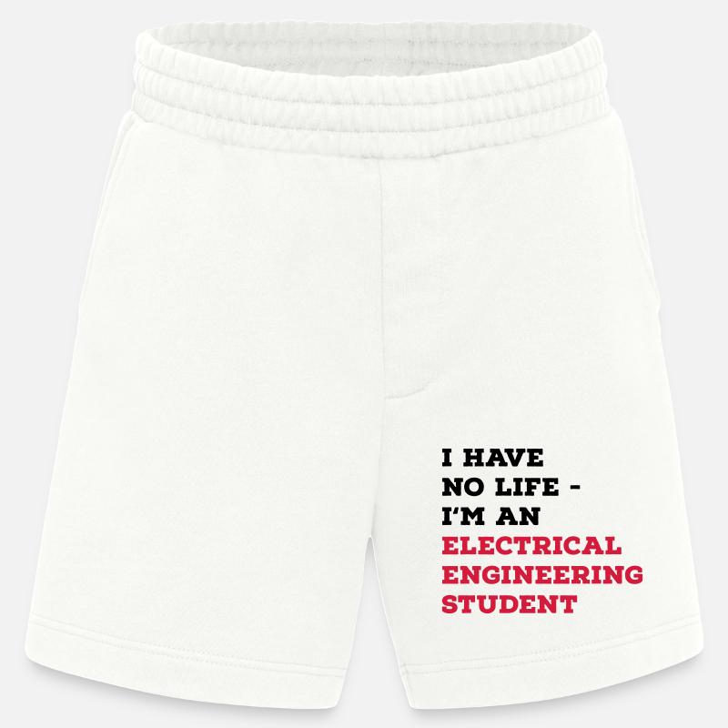 Electrical Engineering Studies - Heavyweight Shorts - made by SPREAD  - OFF WHITE
