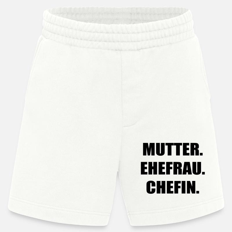 Mutter Ehefrau Chefin - Heavyweight Shorts - made by SPREAD  - OFF WHITE