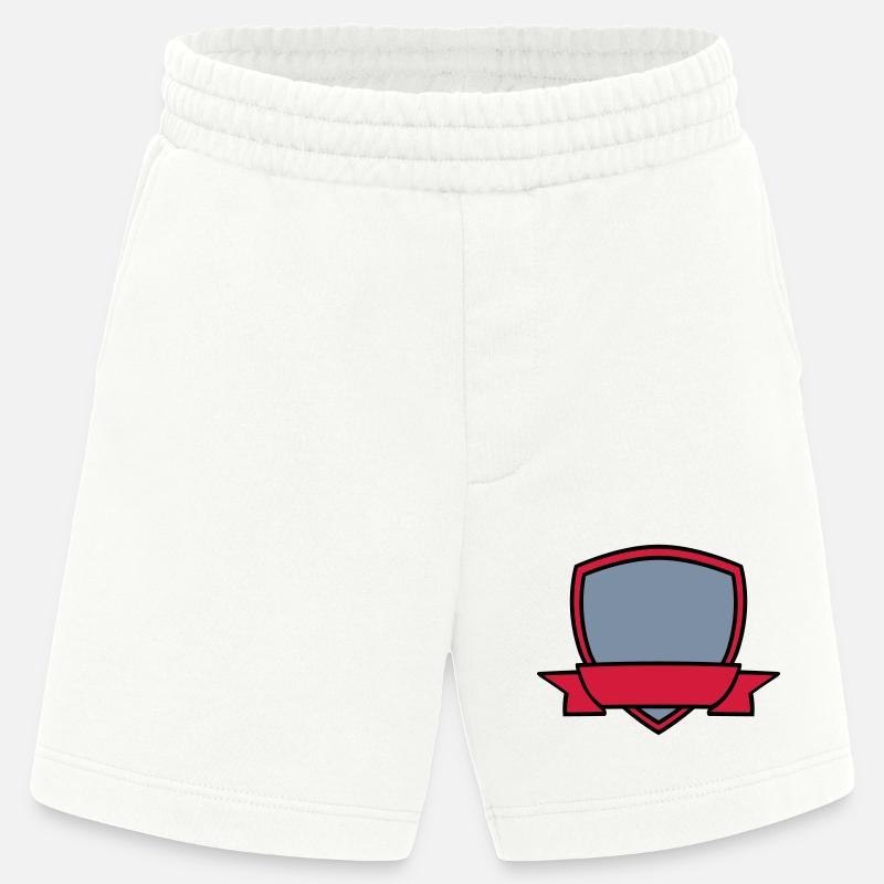Schild Banner Leer - Heavyweight Shorts - made by SPREAD  - OFF WHITE