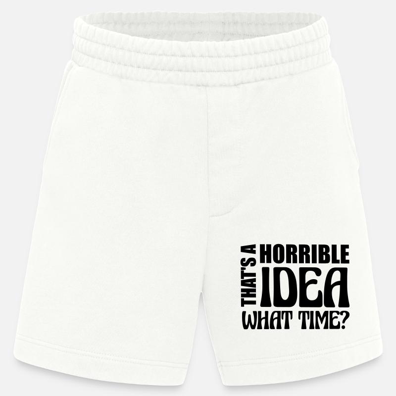 C’est une idée horrible - Short bio épais fabriqué en UE - OFF WHITE