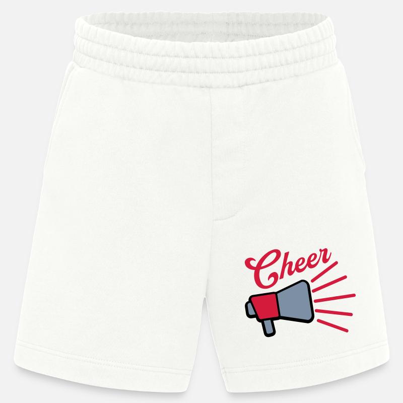 Cheer Megafon sprechen Symbol - Heavyweight Shorts - made by SPREAD  - OFF WHITE