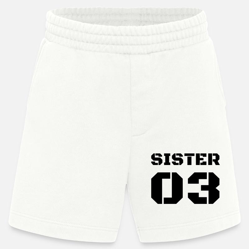 Dritte Schwester - Sister 03 - Heavyweight Shorts - made by SPREAD  - OFF WHITE