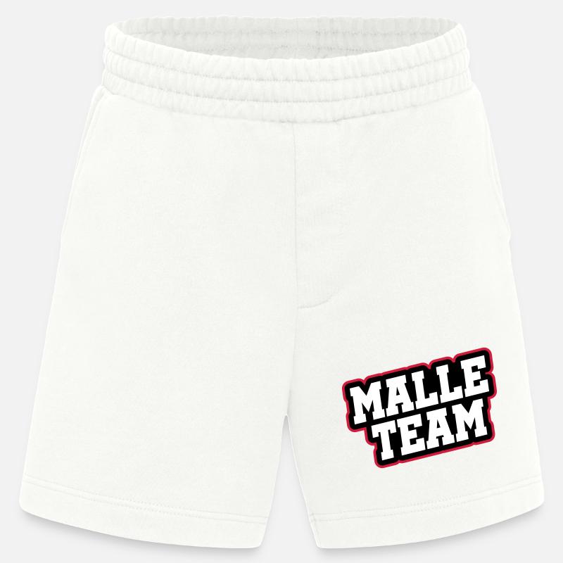 L’équipe Malle - Short bio épais fabriqué en UE - OFF WHITE