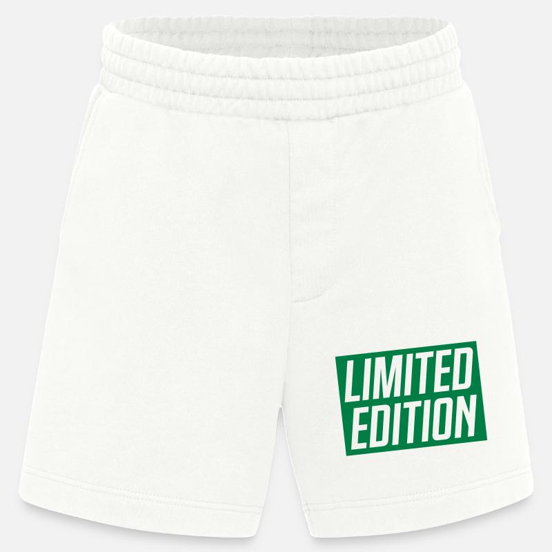 Design en édition limitée - Short bio épais fabriqué en UE - OFF WHITE