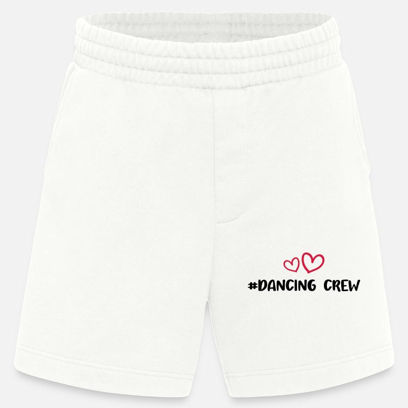 dancing crew herz - Heavyweight Shorts - made by SPREAD  - OFF WHITE