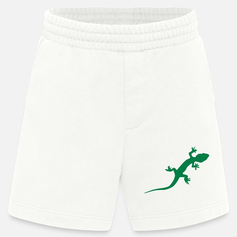 Gecko Echse - Heavyweight Shorts - made by SPREAD  - OFF WHITE