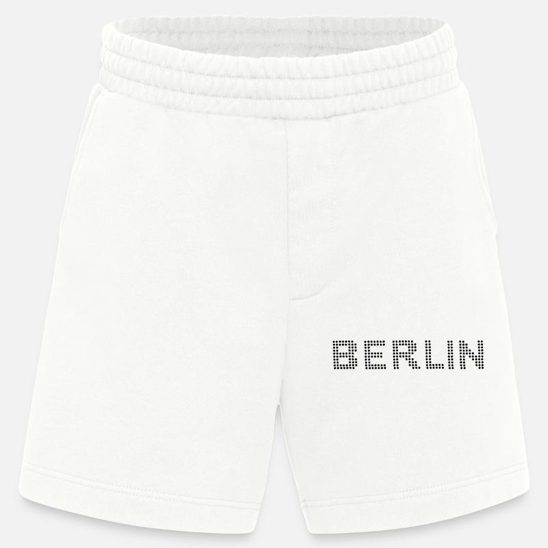 BERLIN Punktschrift - Heavyweight Shorts - made by SPREAD  - OFF WHITE
