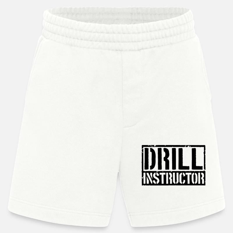 Drill Instructor Schild - Heavyweight Shorts - made by SPREAD  - OFF WHITE