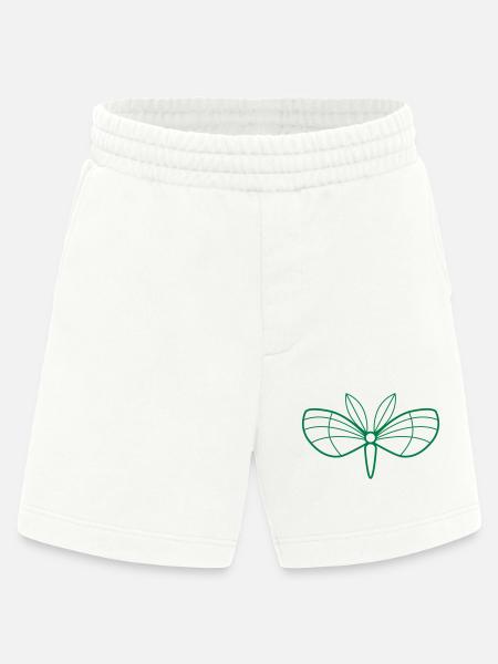 moth with cute stunning wings - Heavyweight Shorts - made by SPREAD - OFF WHITE