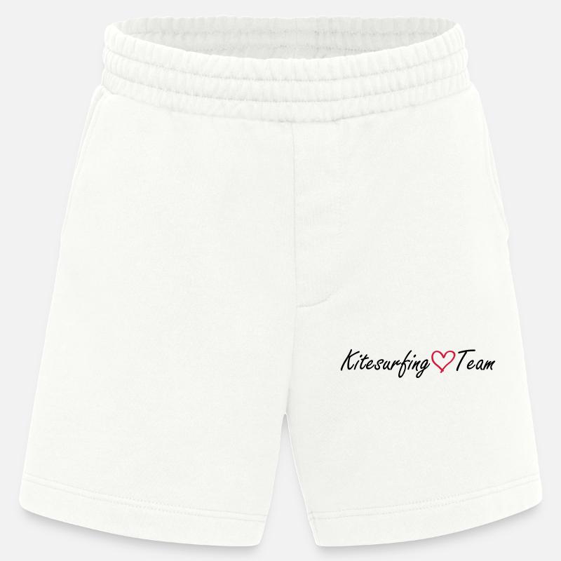 Équipe de kitesurf Cœur - Short bio épais fabriqué en UE - OFF WHITE