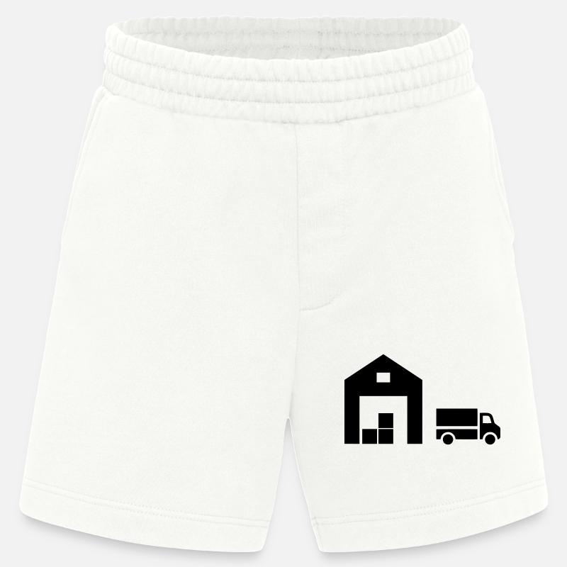 Logistik - Heavyweight Shorts - made by SPREAD  - OFF WHITE