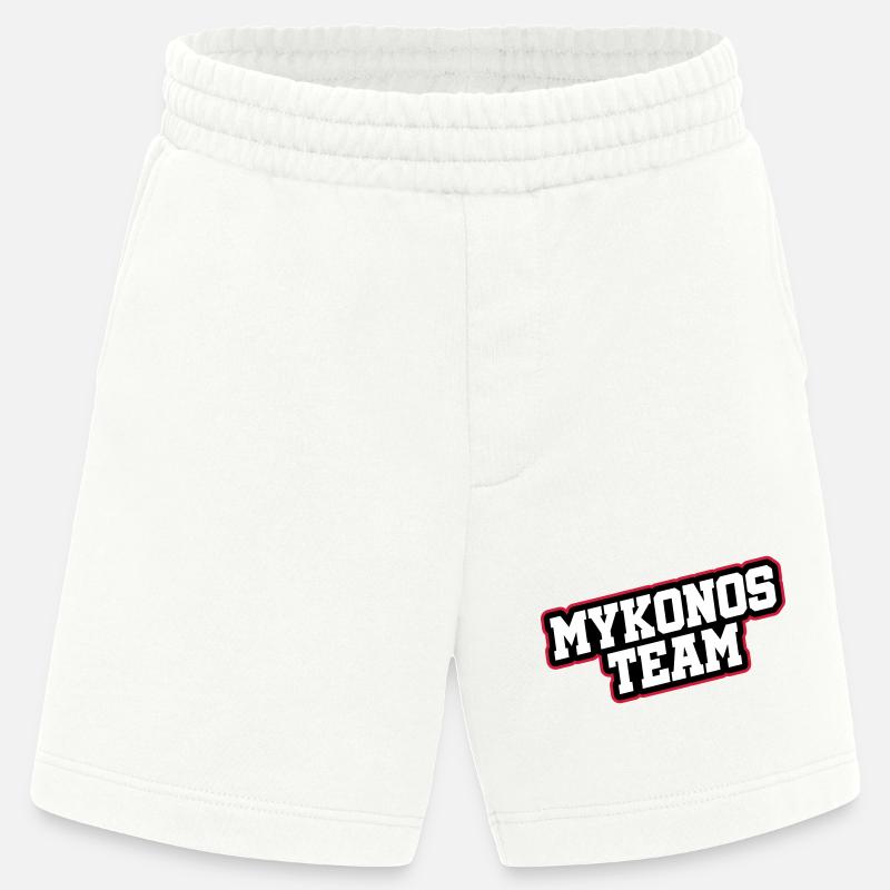 L’équipe de Mykonos - Short bio épais fabriqué en UE - OFF WHITE