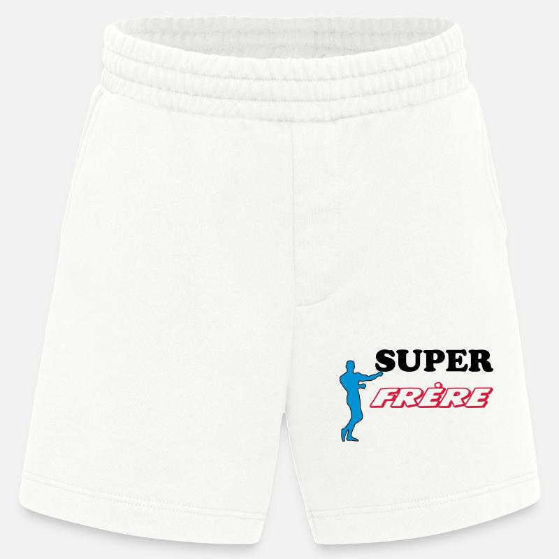 SUPER Bruder - Heavyweight Shorts - made by SPREAD  - OFF WHITE