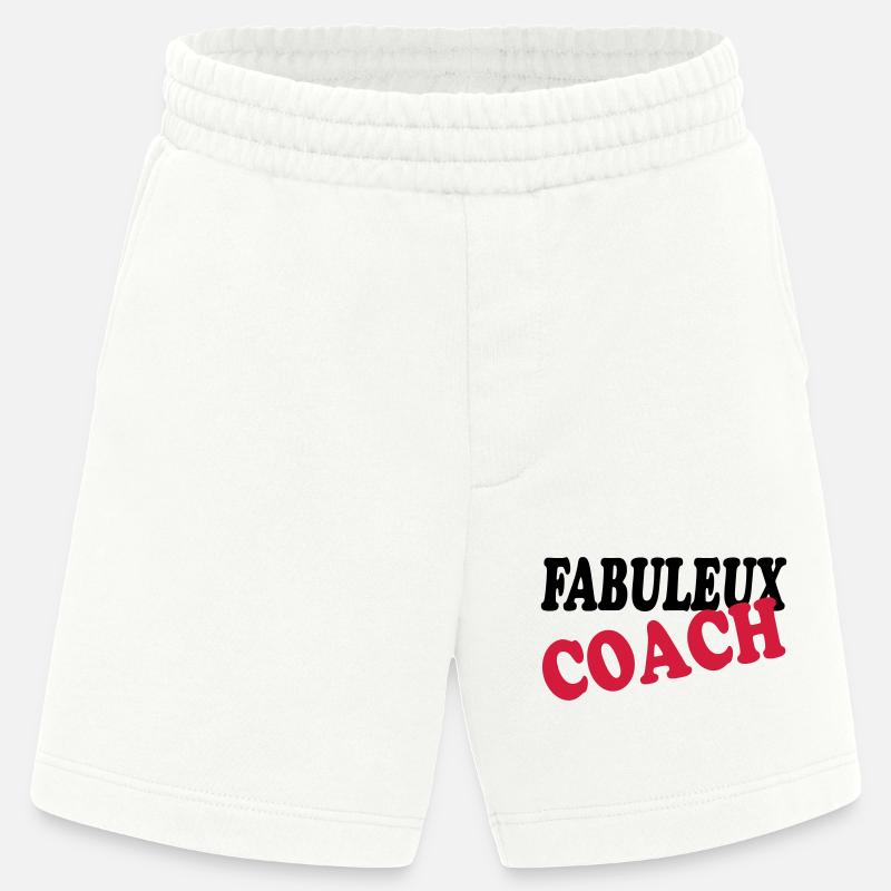 FABELHAFTER COACH - Heavyweight Shorts - made by SPREAD  - OFF WHITE