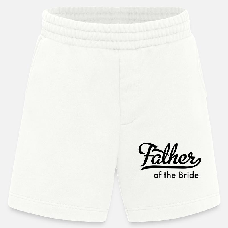 Père de la mariée - Short bio épais fabriqué en UE - OFF WHITE