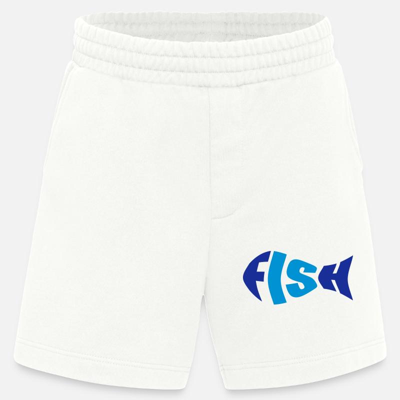 Fisch - Heavyweight Shorts - made by SPREAD  - OFF WHITE