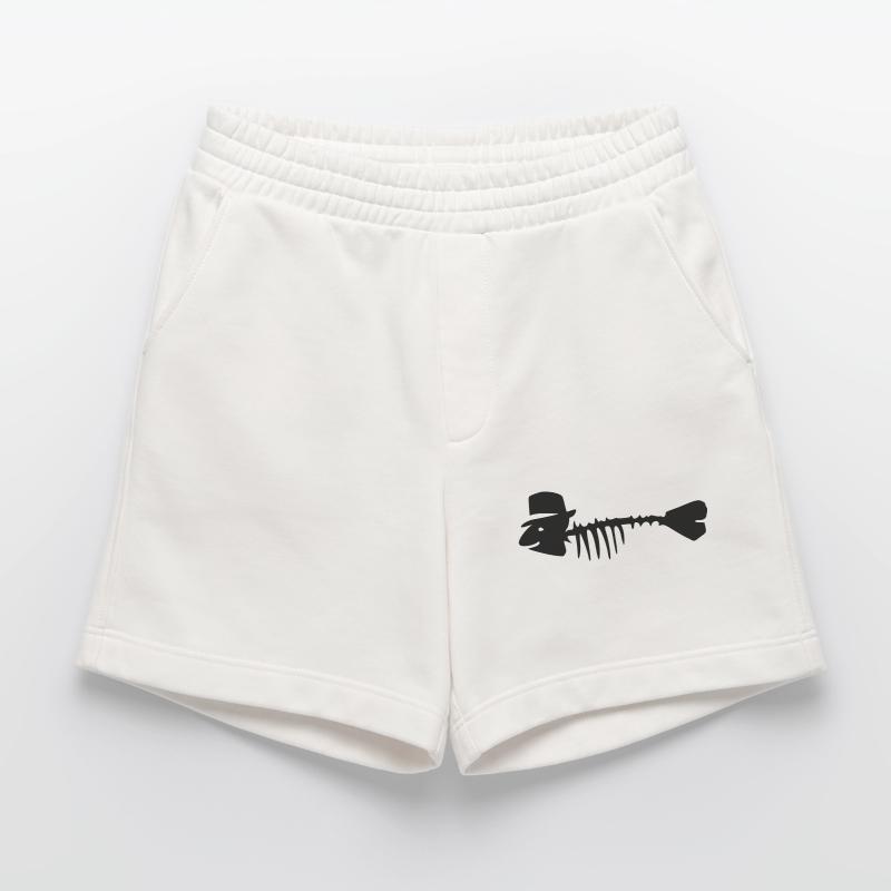 Fishbone with hat Heavyweight Shorts - made by SPREAD 