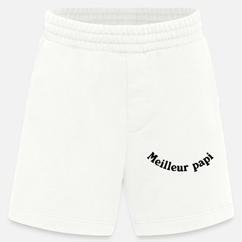 BESTE PAPI - Heavyweight Shorts - made by SPREAD  - OFF WHITE