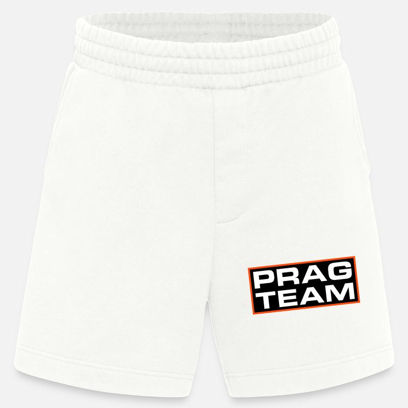L’équipe de Prague - Short bio épais fabriqué en UE - OFF WHITE