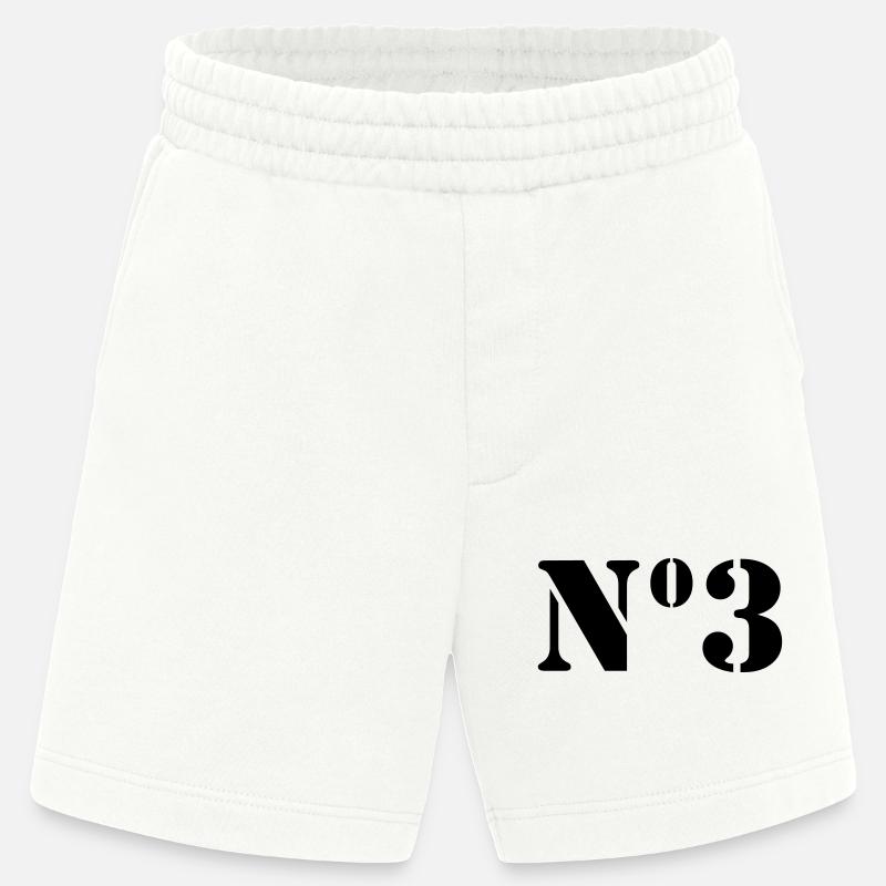 Nummer 3 // no3 - Heavyweight Shorts - made by SPREAD  - OFF WHITE