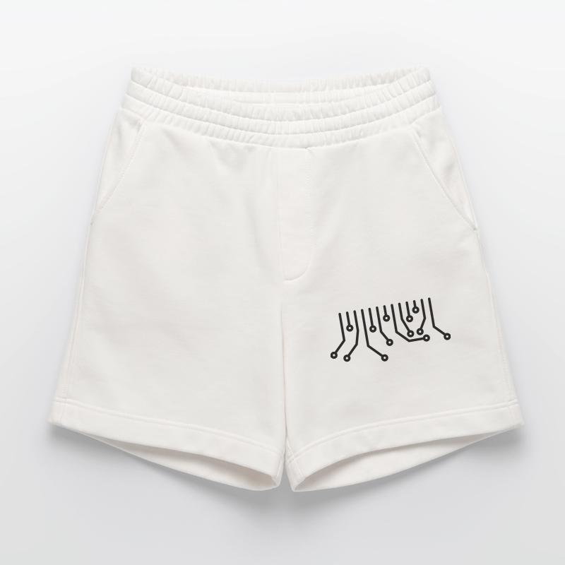 Circuit Board CPU Computer Admin Nerd Technique T-Shirt Heavyweight Shorts - made by SPREAD 